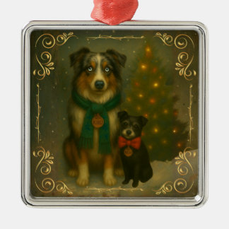 Juldekoration – Mysig hund julminne