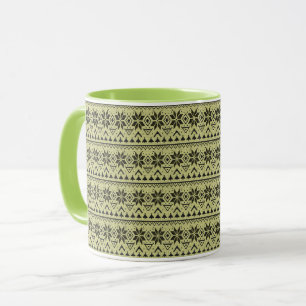 juldekoration nordisk vinter skandinavisk norsk mugg