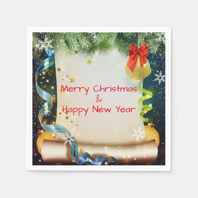 JulDekoration Pappersservett (Framsidan)