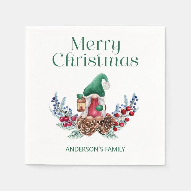 JulDekoration Pappersservett (Framsidan)