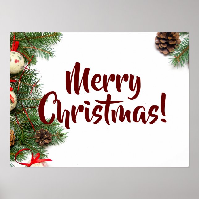 Juldekoration Poster (Framsidan)