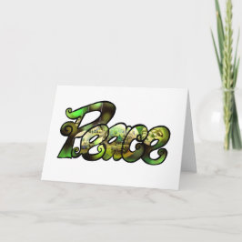 Juldekorationer av fredens grönt kort