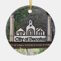 Juldekorationer för Decatur Georgia
