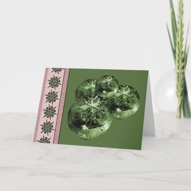 Juldekorationer Helgdag Bollar tomt insida Helgkort (Framsida)