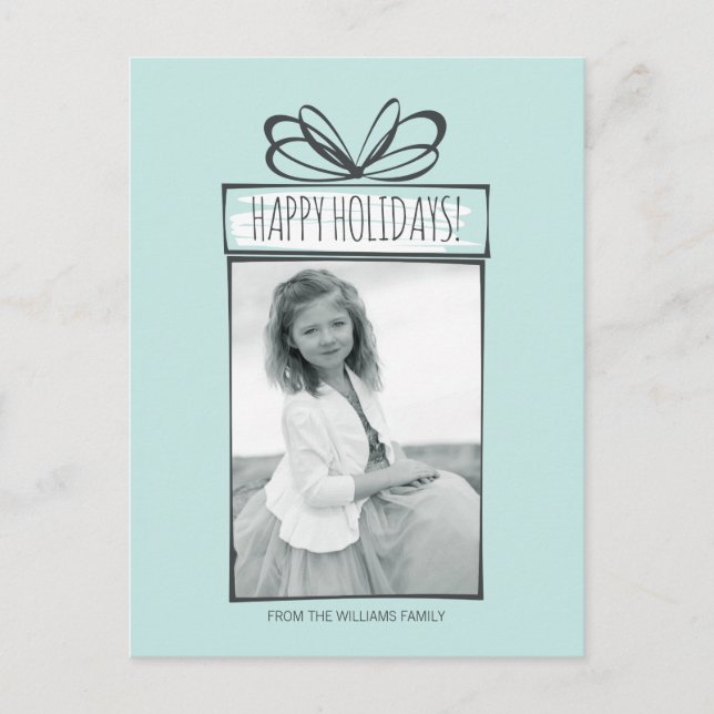 Juldekorationer Högtidlig fotopostkort Helg Vykort (Framsida)