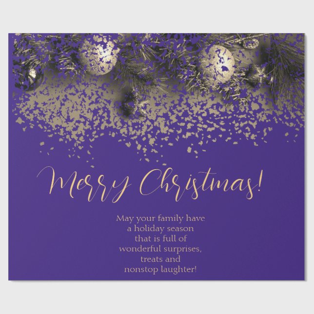 Juldekorationer i punkter presentpapper (Platt)