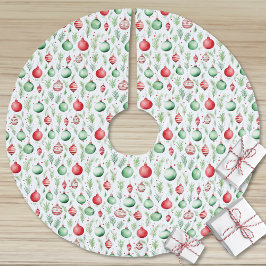 Juldekorationer Julgransmatta Borstad Polyester