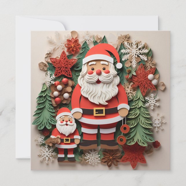 Juldekorationer julhälsningskort julkort (Framsida)