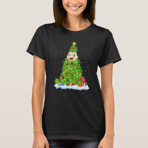 Juldekorationer Ljus Tomte Nyckelpiga Julgran T Shirt