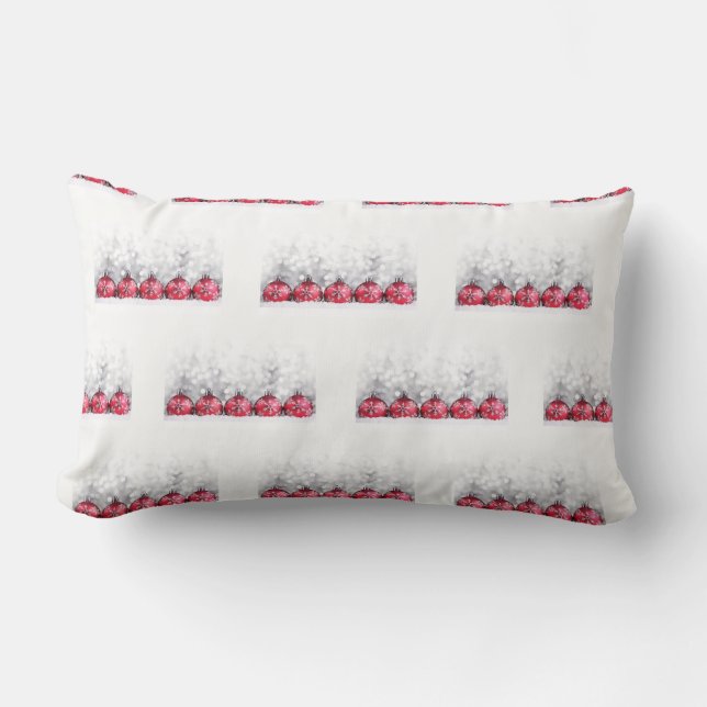 **JULDEKORATIONER** OM EN CHRISTMAS PILLOW LUMBARKUDDE (Framsida)
