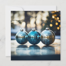 Juldekorationer på julhälsningskort julkort