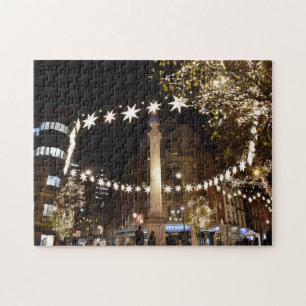 Juldekorationer, Seven Dials, London UK Pussel