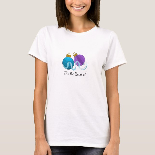 Juldekorationer T-shirt (Framsida)