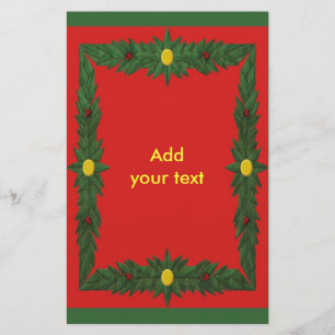 Juldekorationsflyer Flygblad