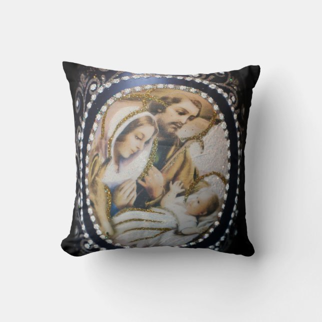 Juldekorativ kudde/baby Jesus Kudde (Framsida)