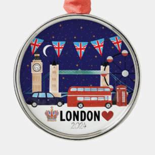 Juldekretet i London 2024 Julgransprydnad Metall