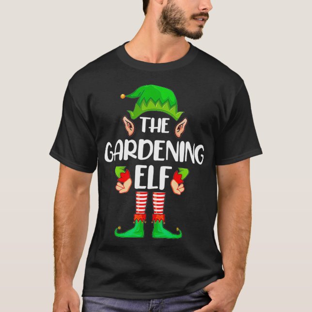  juldel för Elf Matching Family Group T Shirt (Framsida)