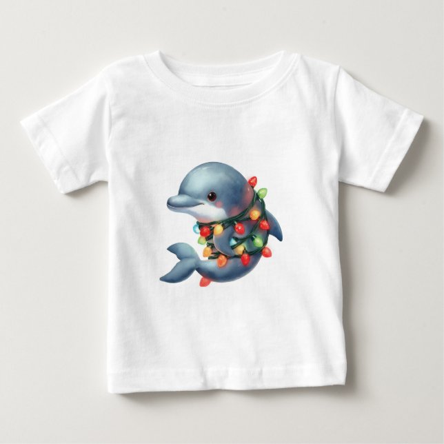 Juldelfin T Shirt (Framsida)