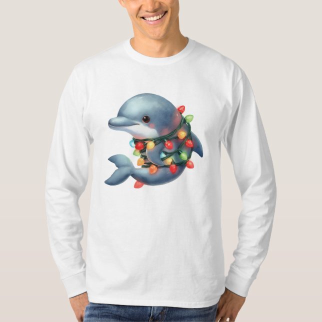 Juldelfin T Shirt (Framsida)