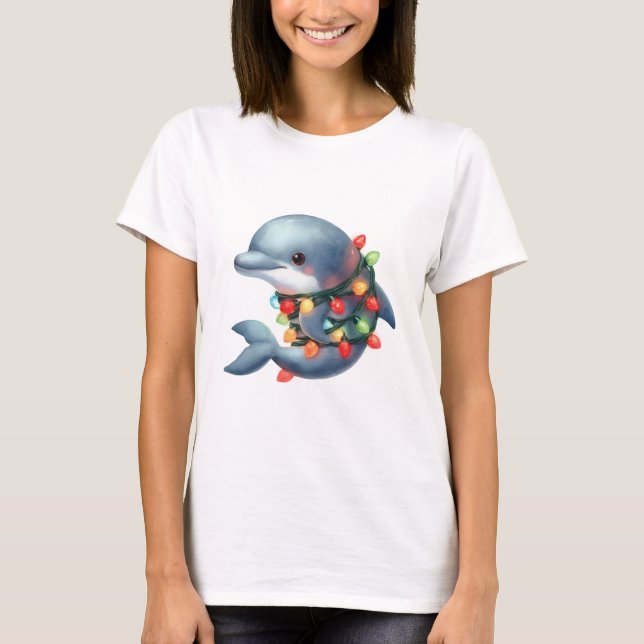 Juldelfin T Shirt (Framsida)