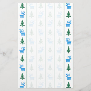 Juldeller och Julgranar Brevpapper