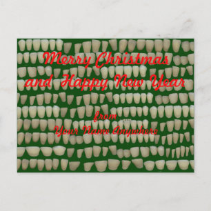 Juldentist Orthodontist Dental Hygientist Helg Vykort