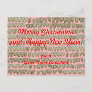 Juldentist Orthodontist Dental Hygientist Helg Vykort