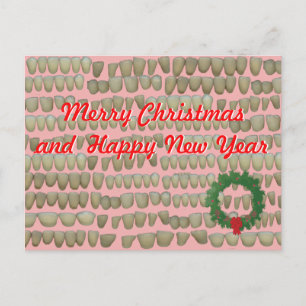 Juldentist Orthodontist Dental Hygientist Helg Vykort