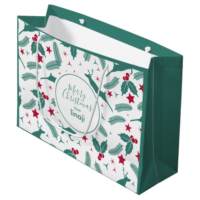 Juldepåer och mönster (Framsidan Vinklad)