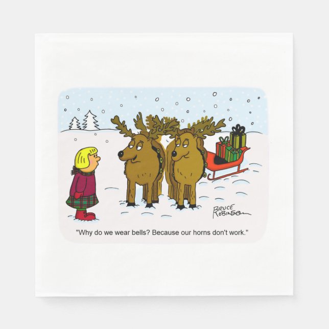 Juldesign 12 pappersservett (Framsidan)