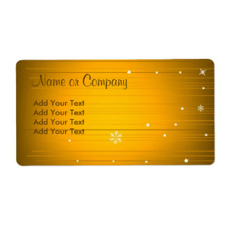 Juldesign - etikett fraktsedel