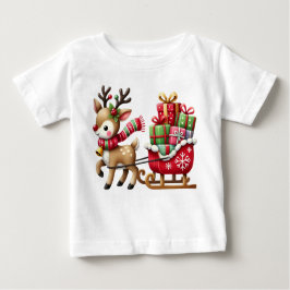 Juldesign för Rener och Sleigh T Shirt