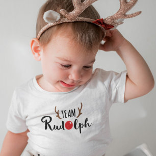 Juldesign för Team Rudolph Family T Shirt