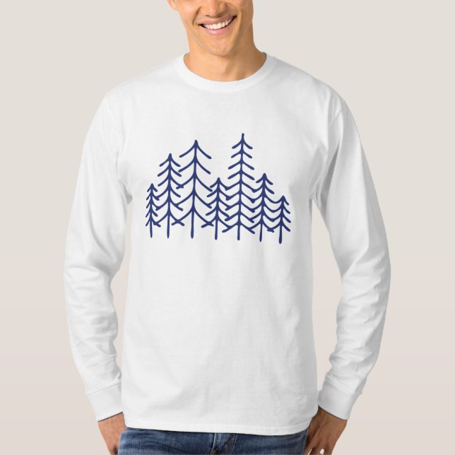 Juldesign för "Winter Wonderland" T Shirt (Framsida)