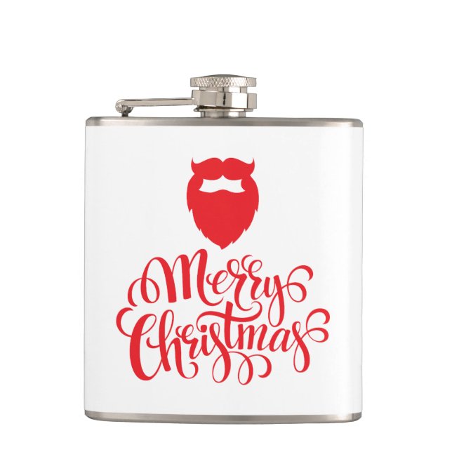 Juldesign, julskägge fickplunta (Framsidan)