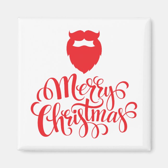 Juldesign, julskägge magnet (Framsidan)