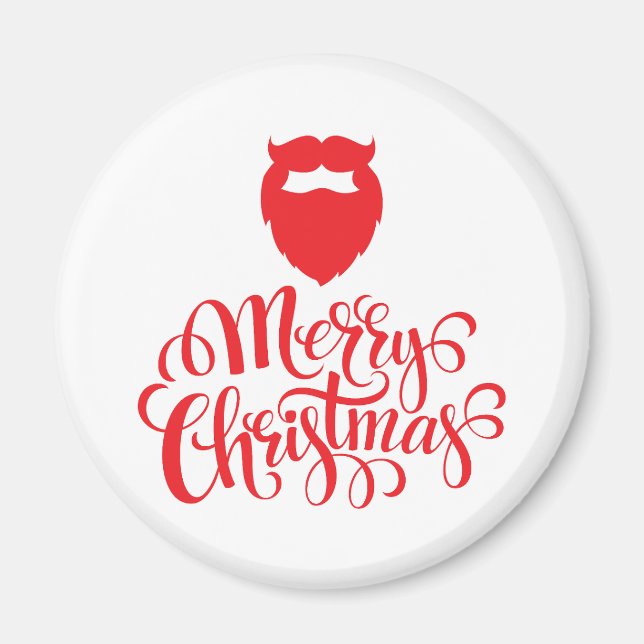 Juldesign, julskägge magnet (Framsidan)