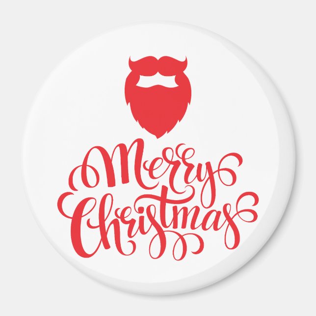 Juldesign, julskägge magnet (Framsidan)