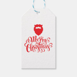 Juldesign, julskägge presentetikett