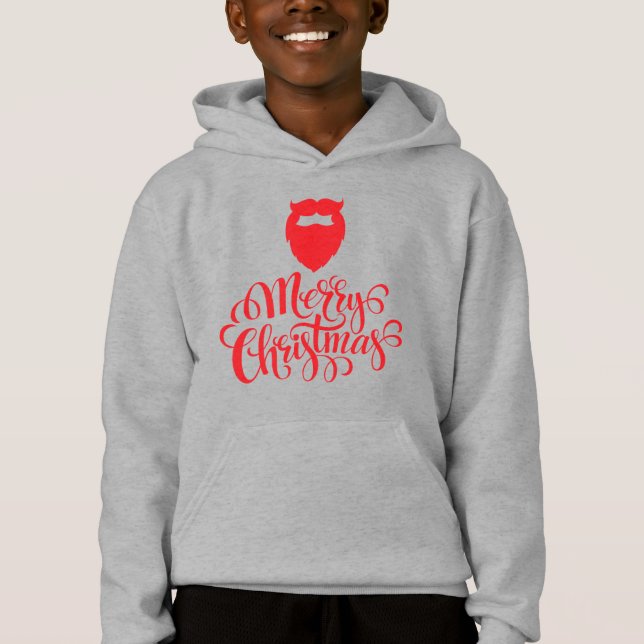 Juldesign, julskägge t shirt (Framsida)