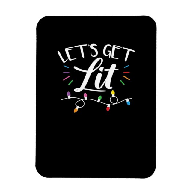 Juldesign - Låt oss få plats Magnet (Vertikal)