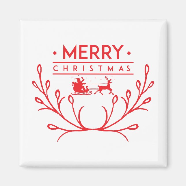 Juldesign med renar magnet (Framsidan)