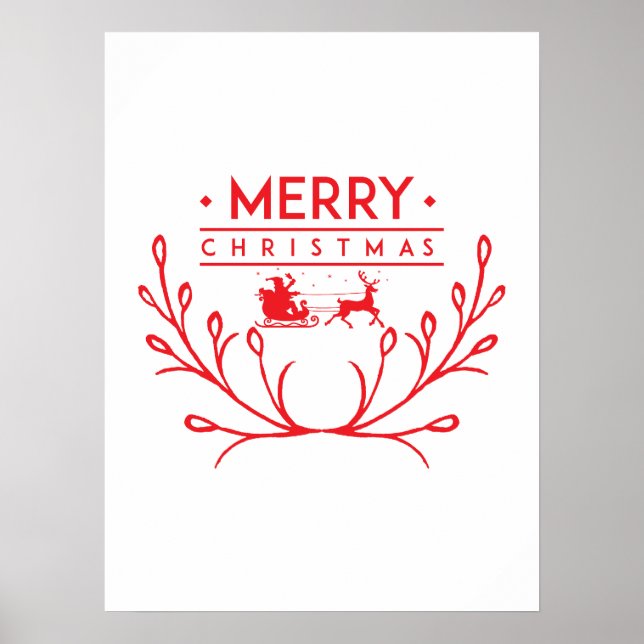 Juldesign med renar poster (Framsidan)