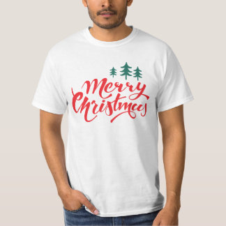 Juldesign med träd t shirt