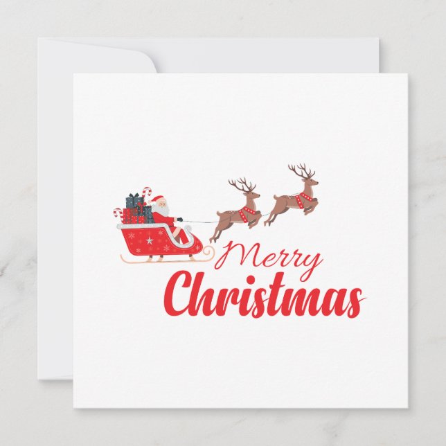 Juldesign och renar kort (Framsida)