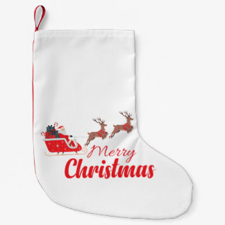 Juldesign och renar liten julstrumpa