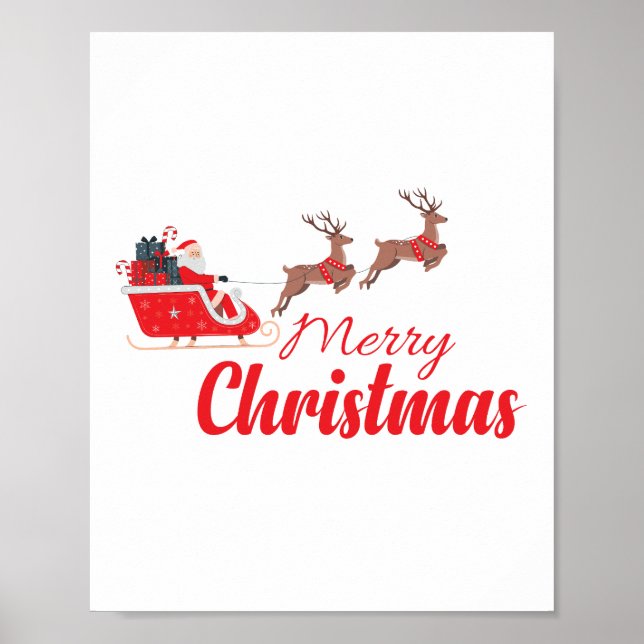 Juldesign och renar poster (Framsidan)