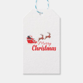 Juldesign och renar presentetikett