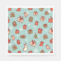 Juldesign servetter