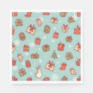 Juldesign servetter